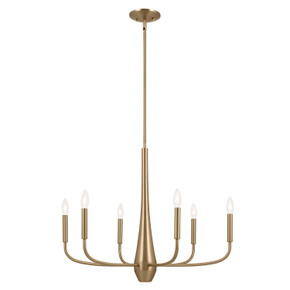Mid. Chandeliers Candle by Kichler ( 12 | 52525CPZ Deela ) 