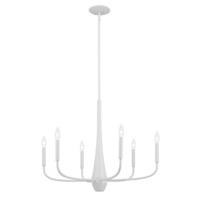 Mid. Chandeliers Candle by Kichler ( 12 | 52525WH Deela ) 
