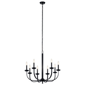 Mid. Chandeliers Candle by Kichler ( 12 | 52388BK Kennewick ) 