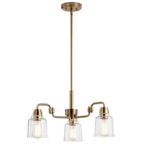 Mid. Chandeliers Glass Down by Kichler ( 12 | 52397WBR Aivian ) 