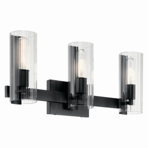 Bathroom Fixtures Three Lights by Kichler ( 12 | 55168BK Jemsa ) 