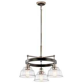 Mid. Chandeliers Glass Down by Kichler ( 12 | 52402PN Eastmont ) 
