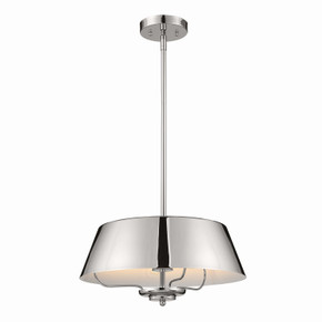Semi-Flush Mts. Drum Shade by Kichler ( 12 | 52542PN Luella ) 