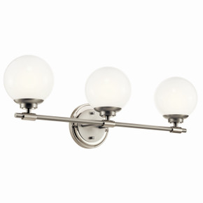 Bathroom Fixtures Three Lights by Kichler ( 12 | 55172PN Benno ) 
