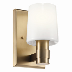Sconces Single Glass by Kichler ( 12 | 55174CPZ Adani ) 