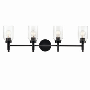 Bathroom Fixtures Four Lights by Kichler ( 12 | 55186BK Madden ) 