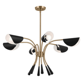 Mid. Chandeliers Candle by Kichler ( 12 | 52559CPZBK Arcus ) 