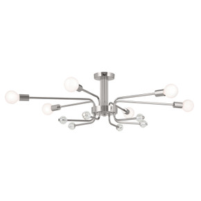 Semi-Flush Mts. Multi-port/Cluster by Kichler ( 12 | 52602PN Ocala ) 