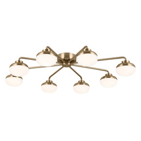 Semi-Flush Mts. Multi-port/Cluster by Kichler ( 12 | 52608CPZ Remy ) 