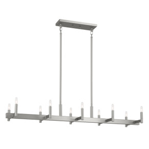 Linear/Island 4 Light + by Kichler ( 12 | 52614SN Erzo ) 
