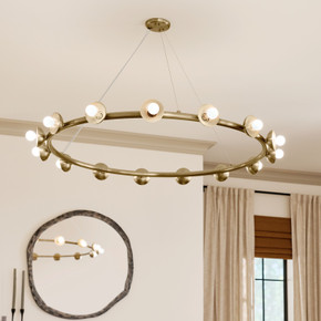 Large Chandeliers Ring/Halo by Kichler ( 12 | 52644CPZ Palta ) 