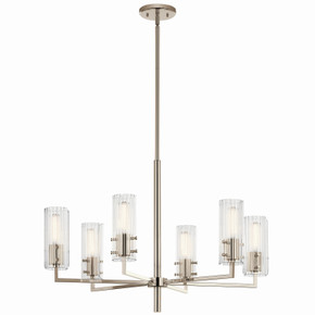Mid. Chandeliers Glass Up by Kichler ( 12 | 52679PN Velestino ) 