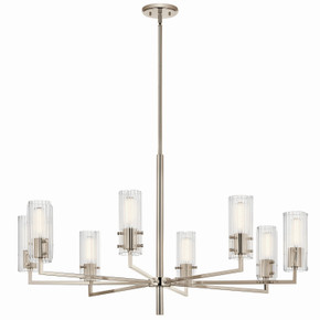 Large Chandeliers Glass Shade by Kichler ( 12 | 52680PN Velestino ) 