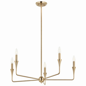 Mid. Chandeliers Candle by Kichler ( 12 | 52689CPZ Alvaro ) 