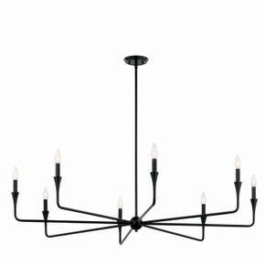 Large Chandeliers Candle by Kichler ( 12 | 52691BK Alvaro ) 