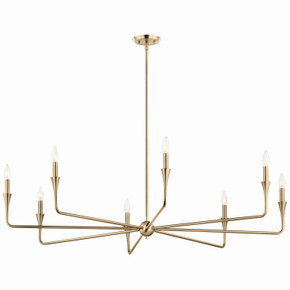 Large Chandeliers Candle by Kichler ( 12 | 52691CPZ Alvaro ) 