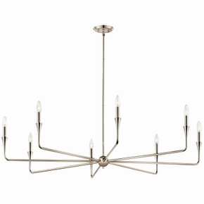 Large Chandeliers Candle by Kichler ( 12 | 52691PN Alvaro ) 