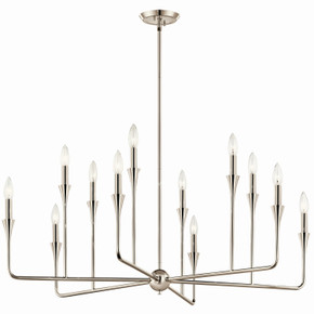 Large Chandeliers Candle by Kichler ( 12 | 52692PN Alvaro ) 