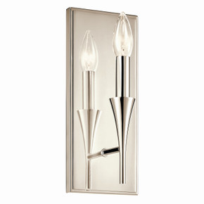 Sconces Single Candle by Kichler ( 12 | 52694PN Alvaro ) 