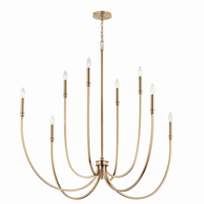 Large Chandeliers Candle by Kichler ( 12 | 52699CPZ Malene ) 