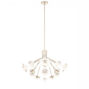Large Chandeliers Glass Shade by Kichler ( 12 | 52702CPZCLR Silvarious ) 