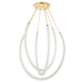 Semi-Flush Mts. Ring Shade/Halo by Corbett Lighting ( 68 | 355-48-VB Celeste ) 