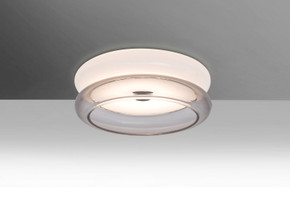 Flush Mounts Cage Style by Besa ( 74 | TOPPER8SMC-LED Topper ) 