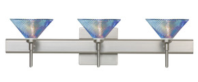 Bathroom Fixtures Three Lights by Besa ( 74 | 3SW-550493-SN-SQ Kona ) 