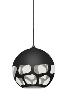 Multi-Systems Line Voltage Pendants by Besa ( 74 | 1JT-ROCKYBK-BR Rocky ) 