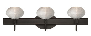 Bathroom Fixtures Three Lights by Besa ( 74 | 3SW-5612GL-BR Lasso ) 