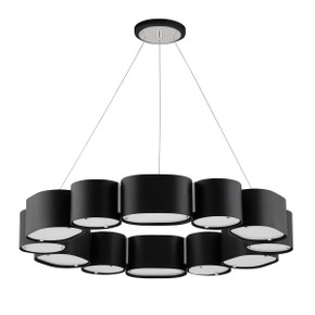 Mid. Chandeliers Candle by Corbett Lighting ( 68 | 393-30-SBK/SS Opal ) 