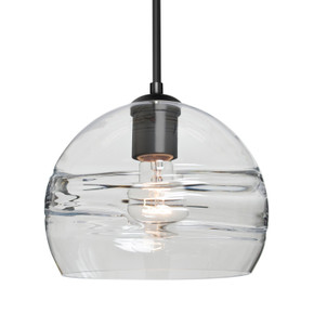 Mini Pendants Glass Down by Besa ( 74 | 1JT-SPIR8CL-EDIL-BK Besa Spirit 8 Pendant ) 