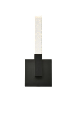 Sconces Single Glass by Elegant Lighting ( 173 | 1030W6BK Noemi ) 