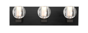 Bathroom Fixtures Three Lights by Besa ( 74 | 3WF-BOCABB-BK Besa Boca 3 Vanity ) 