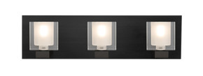 Bathroom Fixtures Three Lights by Besa ( 74 | 3WF-BOLOFR-BK Besa Bolo Vanity ) 