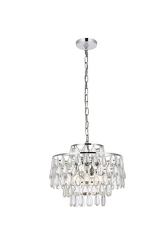 Mini Chandeliers Glass Shade by Elegant Lighting ( 173 | 1102D16C Mila ) 