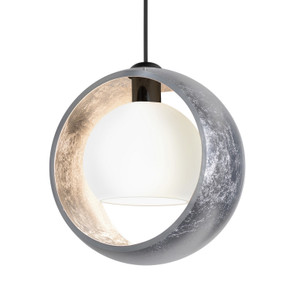Mini Pendants Glass Down by Besa ( 74 | 1XC-4293SS-LED-BK Besa Pogo Pendant ) 