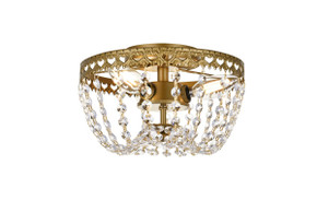 Flush Mounts Bowl Style by Elegant Lighting ( 173 | 1112F10BR Kylie ) 