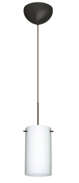 Mini Pendants Glass Down by Besa ( 74 | 1XC-440407-LED-BR Stilo ) 