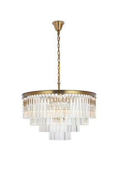 Mid. Chandeliers Glass Down by Elegant Lighting ( 173 | 1201D32SG/RC Sydney ) 