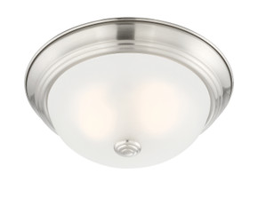 Flush Mounts Bowl Style by Designers Fountain ( 43 | 1257S-SP-W Decorative Flushmount ) 