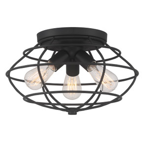 Flush Mounts Cage Style by Designers Fountain ( 43 | 1260-MB Jax ) 