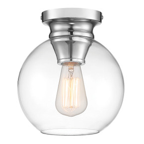 Flush Mounts Glass Down by Designers Fountain ( 43 | 1262-CH Ella ) 
