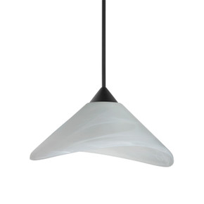 Mini Pendants Glass Down by Besa ( 74 | X-191352-LED-BK Besa Hoppi Pendant ) 