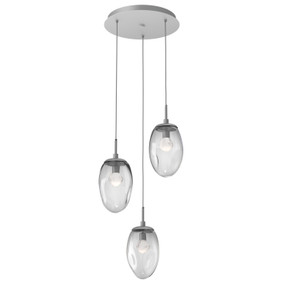 Mini Pendants 3 Light Cluster by Hammerton Studio ( 404 | CHB0067-03-CS-ZC-C01-L3 Meteo ) 