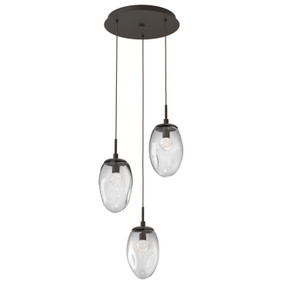 Mini Pendants 3 Light Cluster by Hammerton Studio ( 404 | CHB0067-03-FB-FC-C01-L1 Meteo ) 