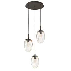 Mini Pendants 3 Light Cluster by Hammerton Studio ( 404 | CHB0067-03-FB-GA-C01-L1 Meteo ) 