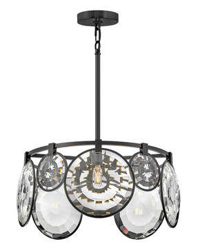 Mid. Chandeliers Glass Down by Fredrick Ramond ( 138 | FR31263BLK Nala ) 