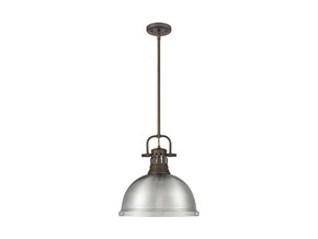 Pendants Metal Shade by Golden ( 62 | 3604-L RBZ-PW Duncan ) 