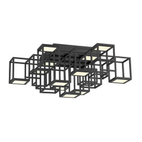 Flush Mounts Cage Style by Eurofase ( 40 | 38261-026 Ferro ) 